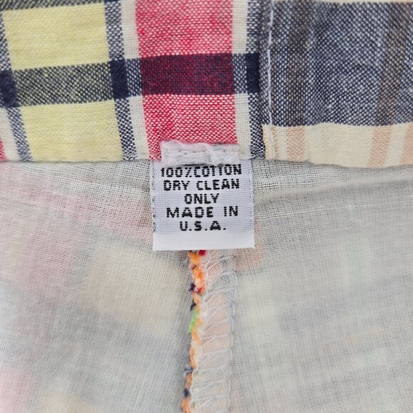 U.S.A. VINTAGE Hipster Multicolor Patchwork Bermuda Shorts UNISEX Men's Size 34. - Picture 14 of 17